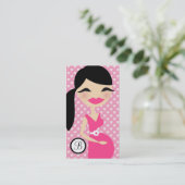 CARTE DE VISITE 311 BRUNE ROSE DOUCE DE LETITIA HOTT (Debout devant)