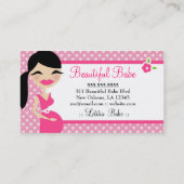 CARTE DE VISITE 311 BRUNE ROSE DOUCE DE LETITIA HOTT (Dos)