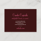 Carte De Visite 311 Candie le petit gâteau Cutie (Dos)