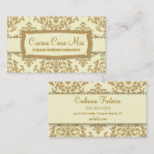 Carte De Visite 311 cerise sur le gâteau Buttercream (Devant / Derrière)