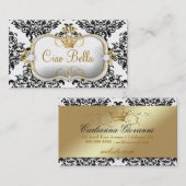 Carte De Visite 311 Ciao Bella et belle perle de damassé de Dovey (Devant / Derrière)