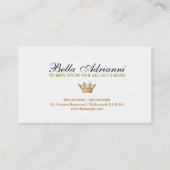 Carte De Visite 311-Ciao Bella Keylime divin d'or (Dos)