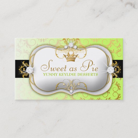 Carte De Visite 311-Ciao Bella Keylime divin d'or (Devant)