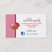 Carte De Visite 311 coeurs doux du petit gâteau deux de gâteaux (Dos)