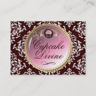 Carte De Visite 311-Cupcake devinent la damassé