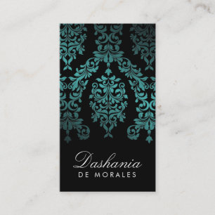Carte De Visite 311-Dashing jardin de mer de la damassé la nuit