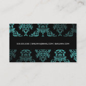 Carte De Visite 311-Dashing jardin de mer de la damassé | la nuit (Dos)