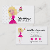 Carte De Visite 311 desserts Blondie de Dollface (Devant / Derrière)