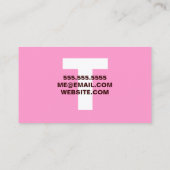 Carte De Visite 311 desserts de Baker (Dos)