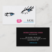 Carte De Visite 311 détectives privés bleus (Devant / Derrière)