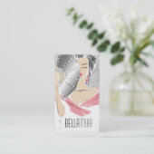 Carte De Visite 311-Diamond miroitement gris du geisha | (Debout devant)