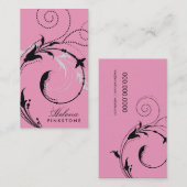Carte De Visite 311-Dotted rose du désir | (Devant / Derrière)