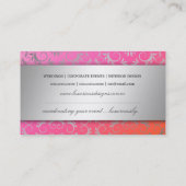 Carte De Visite 311 Dreamsicle divin argenté (Dos)