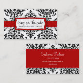 Carte De Visite 311 givrages de cerise de cerise sur le gâteau (Devant / Derrière)