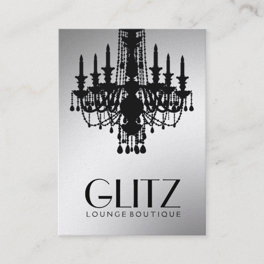 Carte De Visite 311-Glitz boutique - or de fête (Devant)