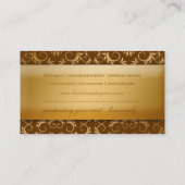 Carte De Visite 311-Golden devinent #2 brun chocolat (Dos)