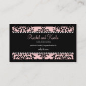 Carte De Visite 311-Icing sur la rangée de gâteau - rose doux de (Dos)