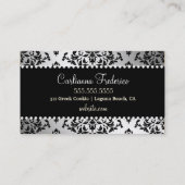 Carte De Visite 311-Icing sur l'argent métallique de gâteau (Dos)