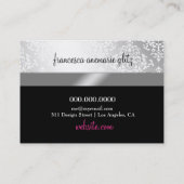 Carte De Visite 311 intérieurs étincelants de boutique (Dos)