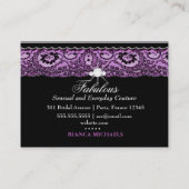 Carte De Visite 311-Lace de Luxe - violette (Dos)