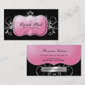 Carte De Visite 311 l'argent rose somptueux de plat (Devant / Derrière)