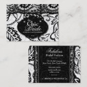 CARTE DE VISITE 311 POTELÉ CHIC ET DE DENTELLE (Devant / Derrière)