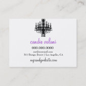 Carte De Visite 311 rococos Deep Purple de Budoir de sucrerie (Dos)