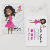 Carte De Visite 311 roses indien Ebonie de desserts de Dollface (Devant / Derrière)