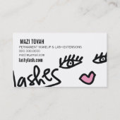 Carte De Visite 311 roses indien personnalisables de service de (Dos)