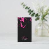 Carte De Visite 311 roses solides de Roxy et noirs (Debout devant)