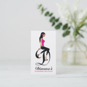 Carte De Visite 311-Sittin'jolie initiale du monogramme | (Debout devant)
