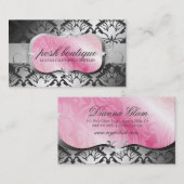 Carte De Visite 311 tempête rose de miroitement de plaqueur et de (Devant / Derrière)