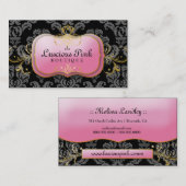 Carte De Visite 311-The noir rose succulent du plat | (Devant / Derrière)