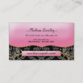 Carte De Visite 311-The noir rose succulent du plat | (Dos)