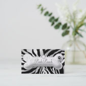 Carte De Visite 311 zèbre snob "argent " de rose du cabot (Debout devant)