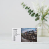 Carte De Visite 385 - Train - Vapeur - 385 Entièrement restauré (Debout devant)