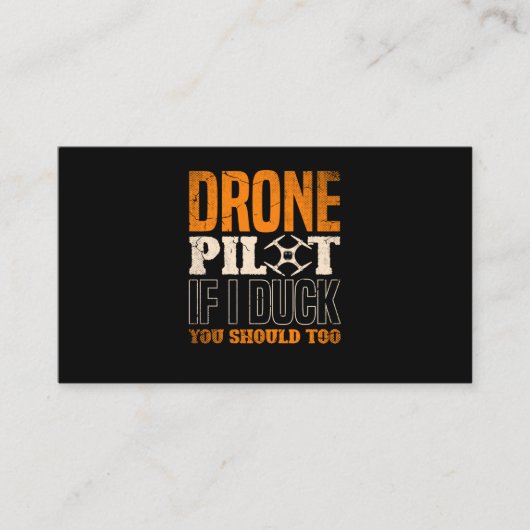 Carte De Visite 38.Drones pour un pilote de drone (Devant)