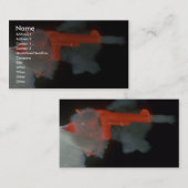 Carte De Visite .38 revolver de special, mettant le feu (Devant / Derrière)