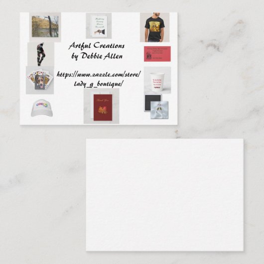 Carte de visite 3,5 x 2,5 (Devant / Derrière)