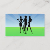 Carte De Visite 3 Amis des femmes commerçantes (Dos)