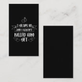 Carte De Visite 3 ans de mari épouse 3e anniversaire Mariage (Devant / Derrière)