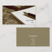 Carte de visite 3 de comptabilité (Devant / Derrière)