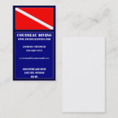 Carte de visite 3 de scaphandre (Devant / Derrière)