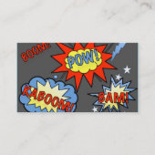 Carte de visite 3 de super héros (Devant)