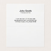 Carte De Visite 3 feuilles | Éco (Intérieur déplié)