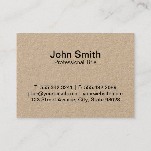 Carte De Visite 3 feuilles | Eco Friendly 2 (Dos)