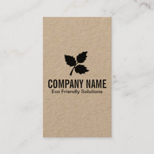 Carte De Visite 3 feuilles   Eco Friendly 2