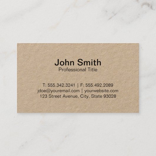 Carte De Visite 3 feuilles | Eco Friendly 2 (Dos)