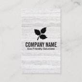 Carte De Visite 3 feuilles | Eco Friendly 2 / Texture (Devant)