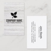 Carte De Visite 3 feuilles | Eco Friendly 2 / Texture (Devant / Derrière)